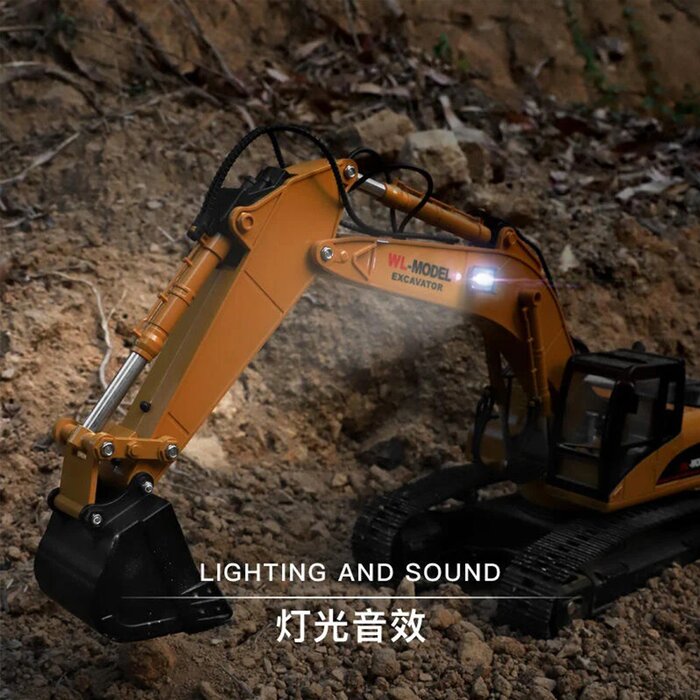 WL Toys WLToys 16800 1/16 RC Excavator (w/ full simulation alloy metal track) 675x175x480mmProduct Thumbnail