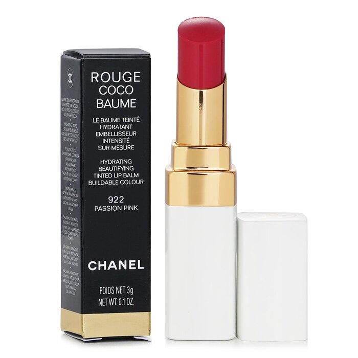 Chanel - Rouge Coco Baume Hydrating Beautifying Tinted Lip Balm - # 922  Passion Pink 3g/0.1oz 3g/0.1oz