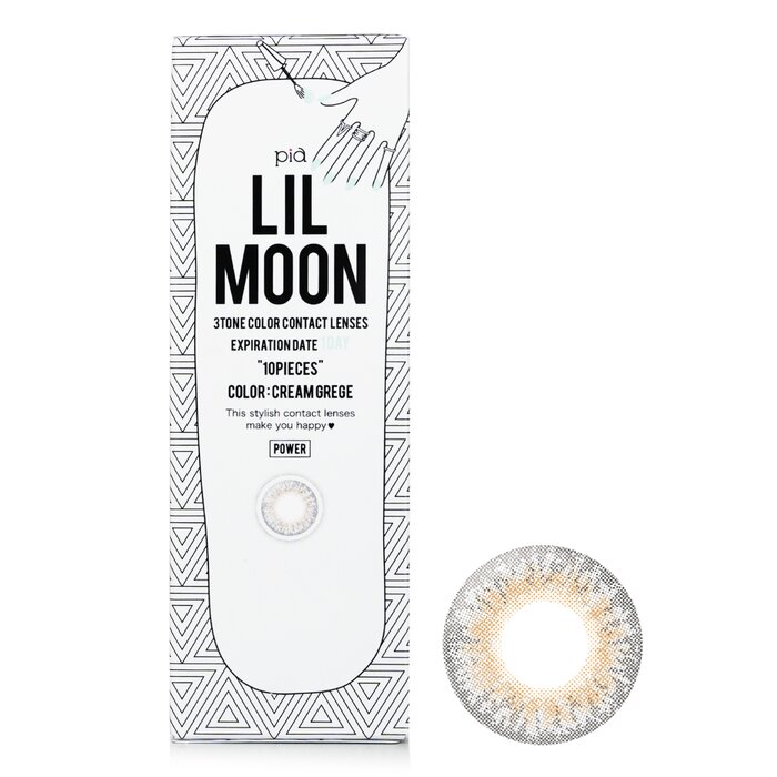 Pia Lilmoon Cream Grege 1 Day Color Contact Lenses 10pcsProduct Thumbnail