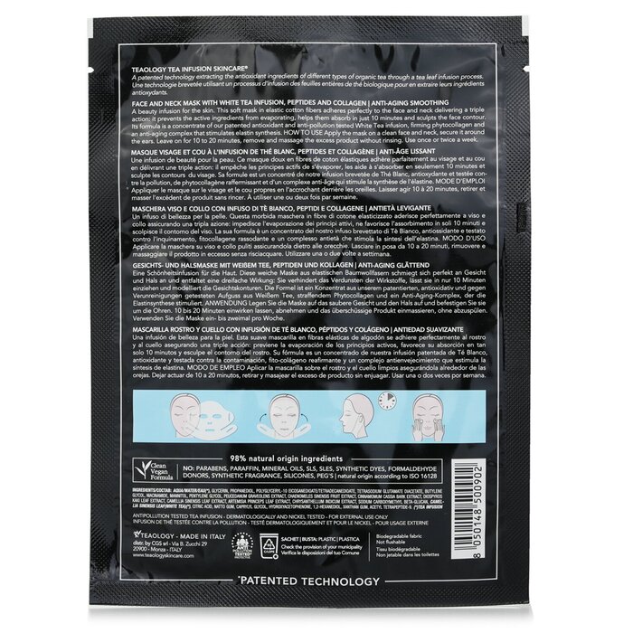 Teaology White Tea Peptide Face & Neck Mask 21ml/0.17ozProduct Thumbnail