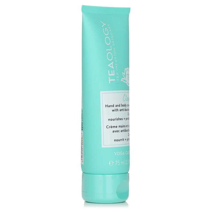 Teaology Yoga Care Clean 2 in 1 Anti Bacterial Hand & Body Cream 75ml/2.5ozProduct Thumbnail