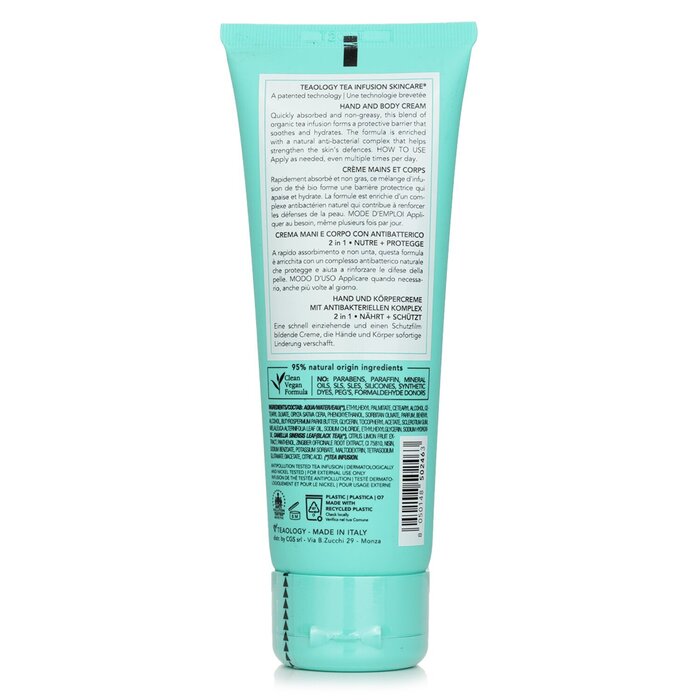 Teaology Yoga Care Clean 2 in 1 Anti Bacterial Hand & Body Cream 75ml/2.5ozProduct Thumbnail