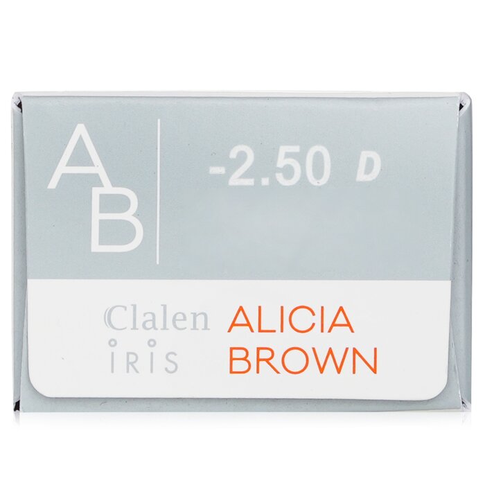 Clalen 1 Day Iris Alicia Brown Color Contact Lenses 30pcsProduct Thumbnail