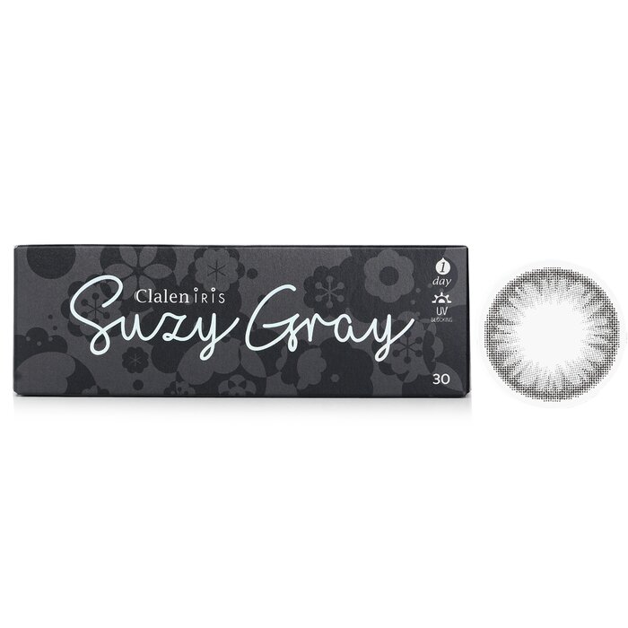 Clalen 1 Day Iris Suzy Gray Color Contact Lenses 30pcsProduct Thumbnail