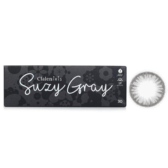 Clalen 1 Day Iris Suzy Gray Color Contact Lenses 30pcsProduct Thumbnail