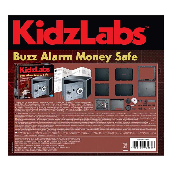 4M KidzLabs/Buzz Alarm Money Safe 24x22x6cmProduct Thumbnail