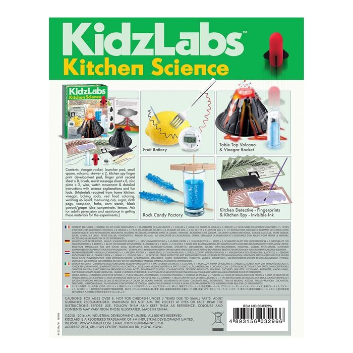 4M KidzLabs/Kitchen Science  37x18x22.5mmProduct Thumbnail