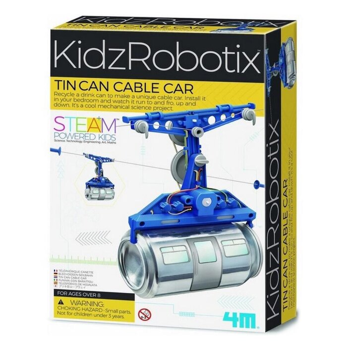 4M KidzRobotix/Tin Can Cable Car 22x17x6cmProduct Thumbnail