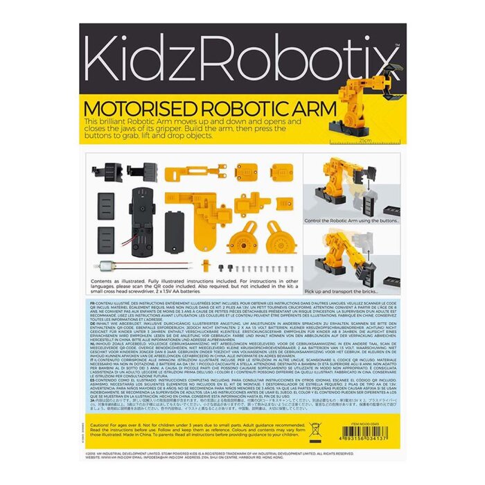 4M KidzRobotix/Motorised Robotic Arm 24x17x6cmProduct Thumbnail