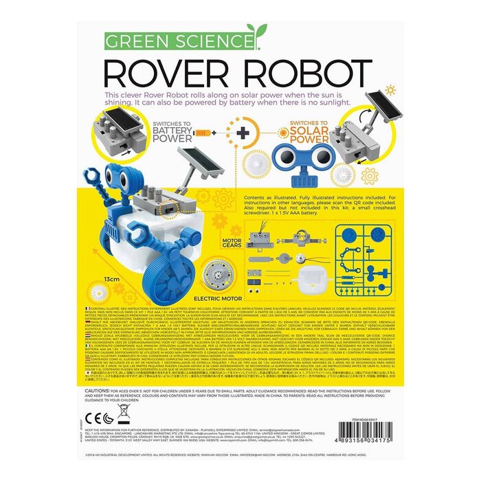 4M Green Science/Rover Robot 24x17x6cmProduct Thumbnail