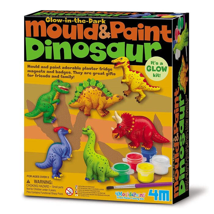 4M Mould & Paint/Glow-In-The-Dark Dinosaur 22x18x5cmProduct Thumbnail