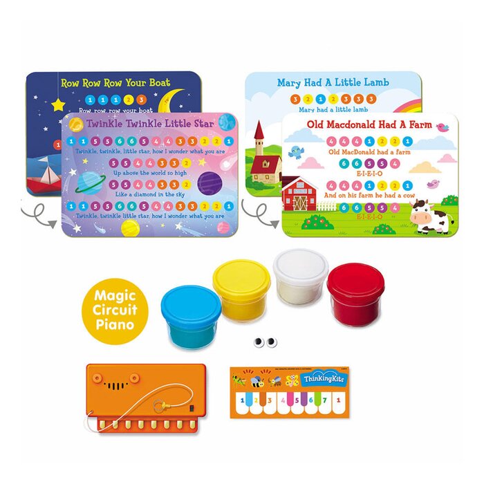 4M Thinking Kits/Dough Circuit Piano 21x28x6cmProduct Thumbnail