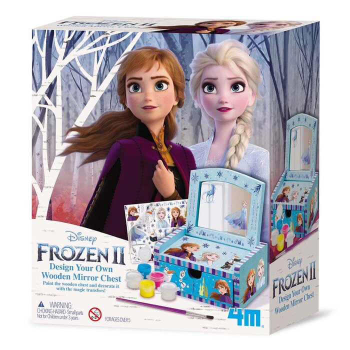 4M Disney/Frozen II/Design Your Own Wooden Mirror Chest 18x21x8cmProduct Thumbnail