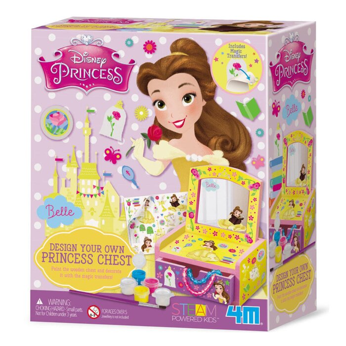 4M Disney/Belle/Design Your Own Wooden Mirror Chest 18x21x8cmProduct Thumbnail