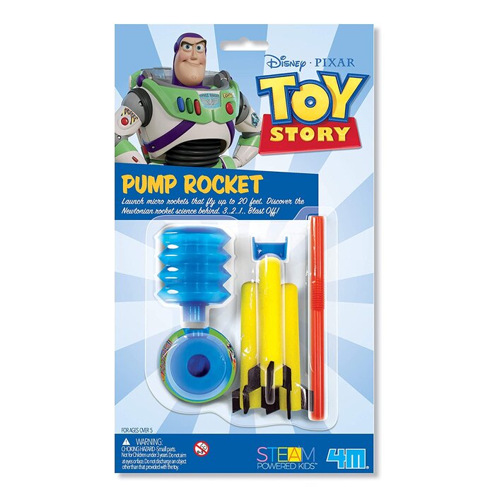 4M Disney/Pixar Buzz Lightyear/Pump Rocket 22x18x5cmProduct Thumbnail