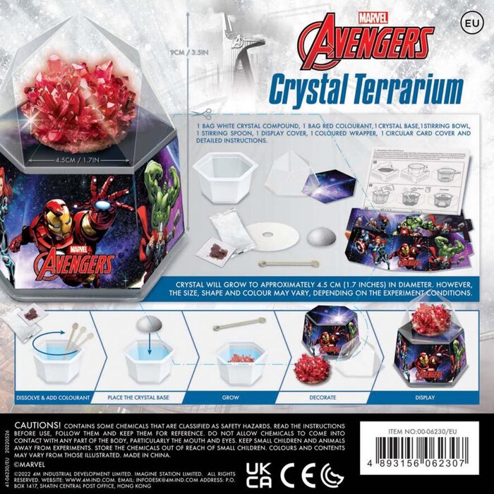 4M Disney/Marvel Avengers/Crystal Terrarium/EU 17x17x9cmProduct Thumbnail