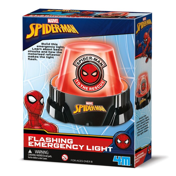 4M Disney/Marvel Spider-man/Flashing Emergency Light 22x17x6cmProduct Thumbnail