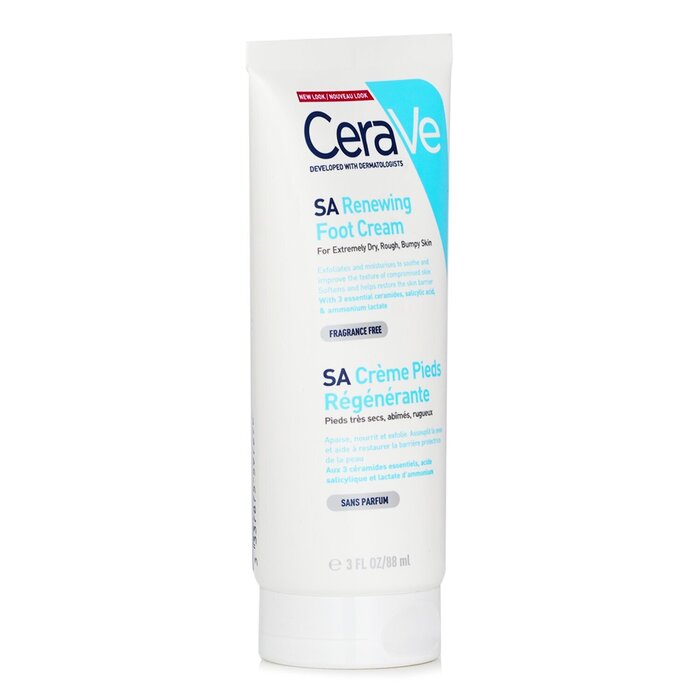 CeraVe SA Renewing Foot Cream(Packaging Random Pick) 88ml/3ozProduct Thumbnail