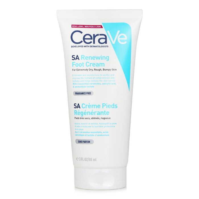 CeraVe SA Renewing Foot Cream(Packaging Random Pick) 88ml/3ozProduct Thumbnail