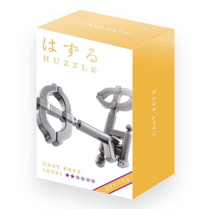 Broadway Toys Hanayama | Key II Hanayama Metal Brainteaser Puzzle Mensa Rated Level 2 75*119*45 mmProduct Thumbnail
