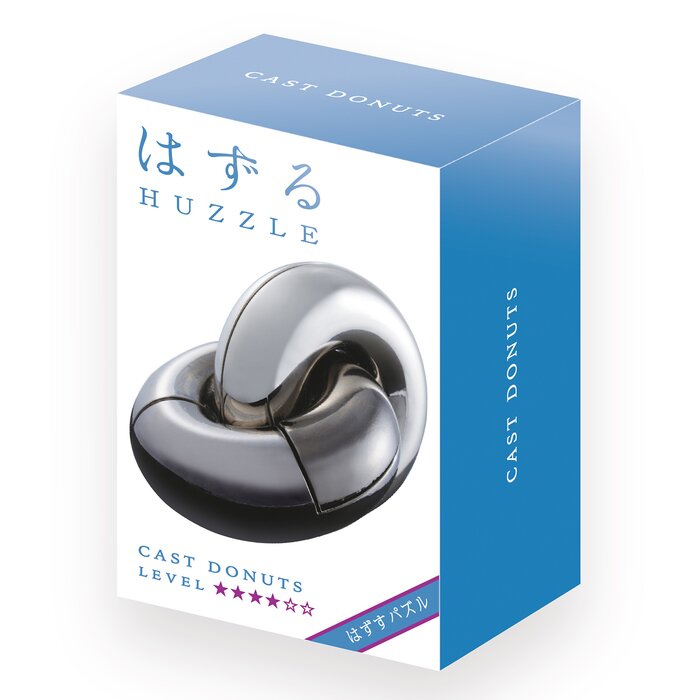Broadway Toys Hanayama | Donuts Hanayama Metal Brainteaser Puzzle Mensa Rated Level 4 75*119*45 mmProduct Thumbnail