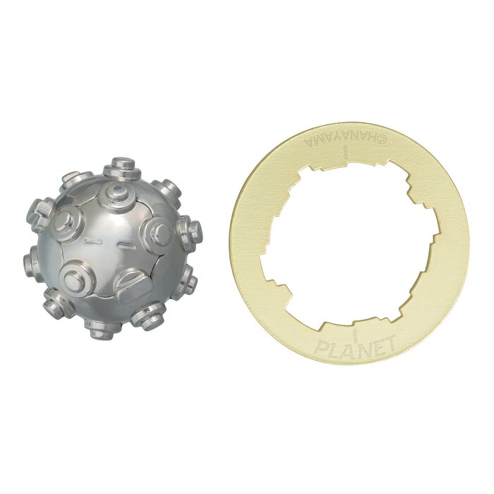 Broadway Toys 栢龍玩具 Hanayama | Planet Hanayama Metal Brainteaser Puzzle Mensa Planet Level 4 75*119*45 mmProduct Thumbnail