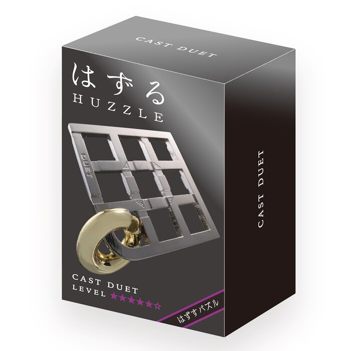 Broadway Toys Hanayama | Duet Hanayama Metal Brainteaser Puzzle Mensa Rated Level 5 75*119*45 mmProduct Thumbnail