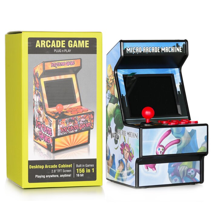 Hobbiesntoys Retro Mini Arcade Machine, Handheld Game Console with 156 Classic Video Games 2.8 Inch Color Display - Blue 3.35*3.35*6.3inProduct Thumbnail