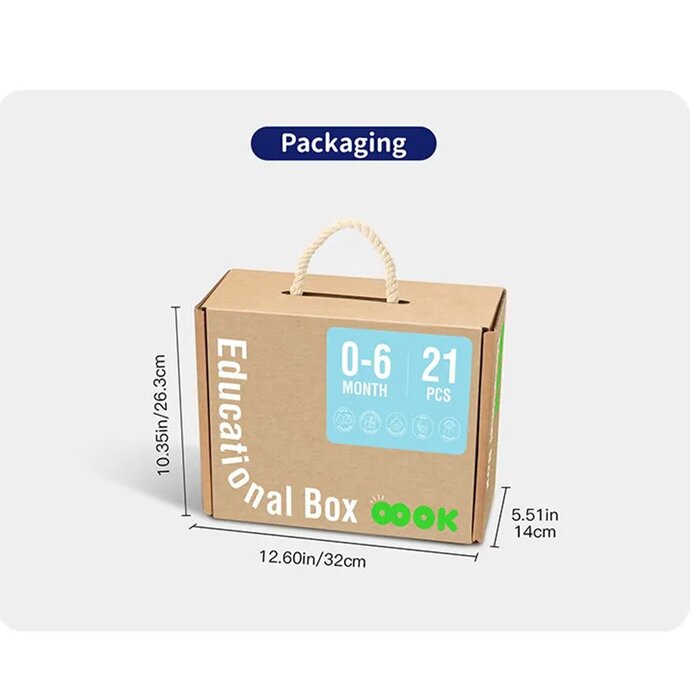 Tooky Toy Co 0-6m Educational Box 32x27x14cmProduct Thumbnail