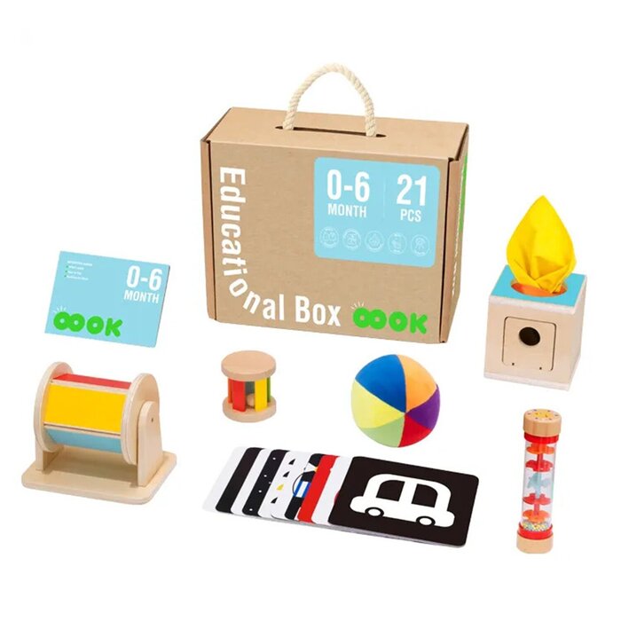 Tooky Toy Co 0-6m Educational Box 32x27x14cmProduct Thumbnail