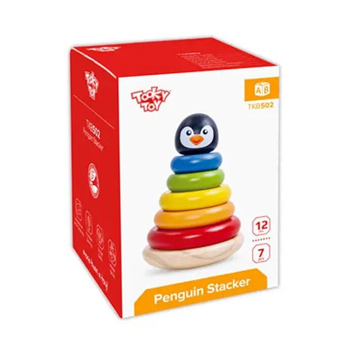 Tooky Toy Co 企鵝堆塔 12x12x18cmProduct Thumbnail