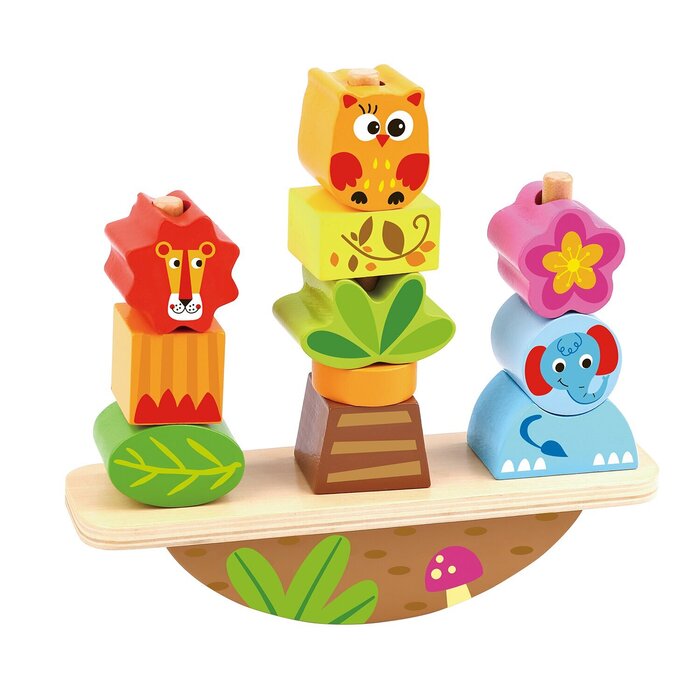 Tooky Toy Co 動物穿繩平衡堆塔 20x7x20cmProduct Thumbnail
