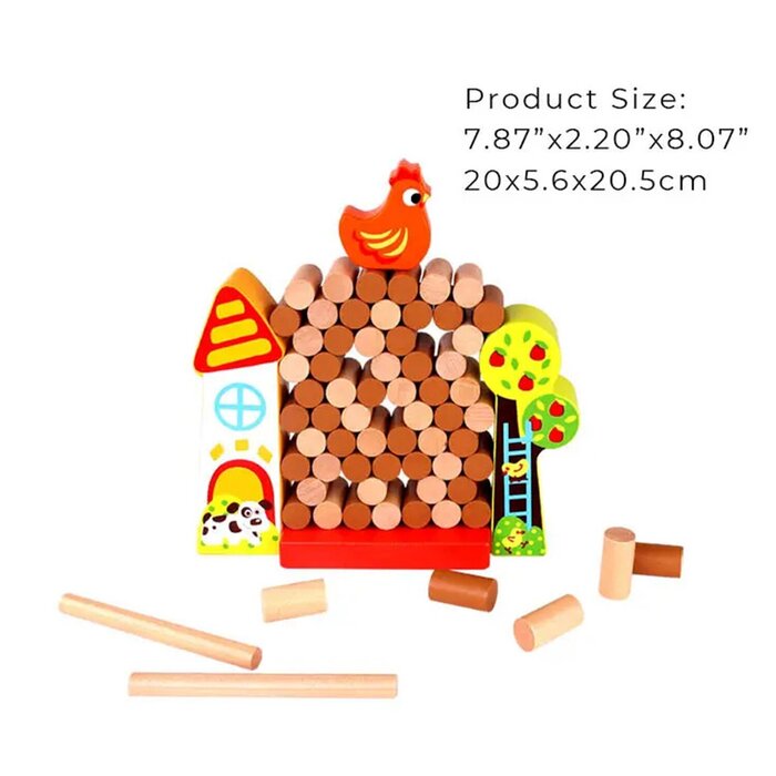 Tooky Toy Co 農場層層疊 20x6x21cmProduct Thumbnail