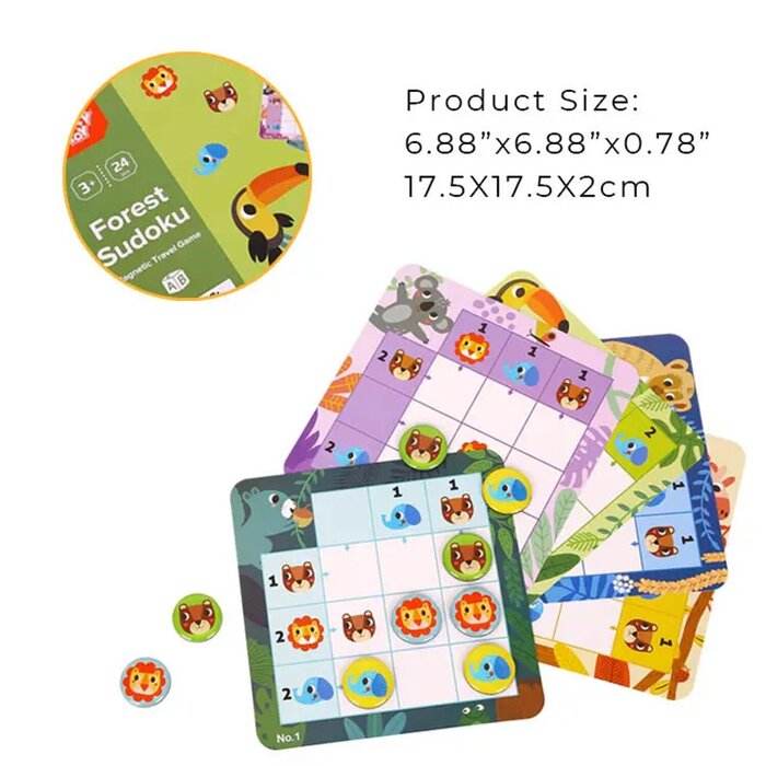 Tooky Toy Co Forest Sudoku 18x18x2cmProduct Thumbnail