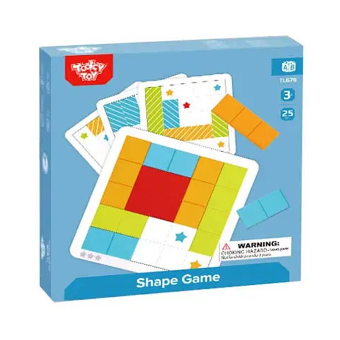 Tooky Toy Co Shape Game 20x20x4cmProduct Thumbnail