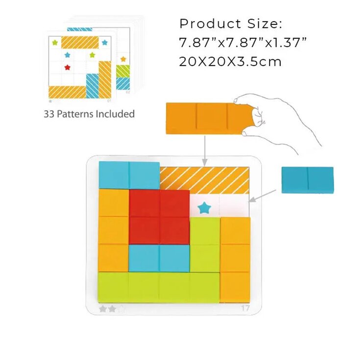 Tooky Toy Co Shape Game 20x20x4cmProduct Thumbnail