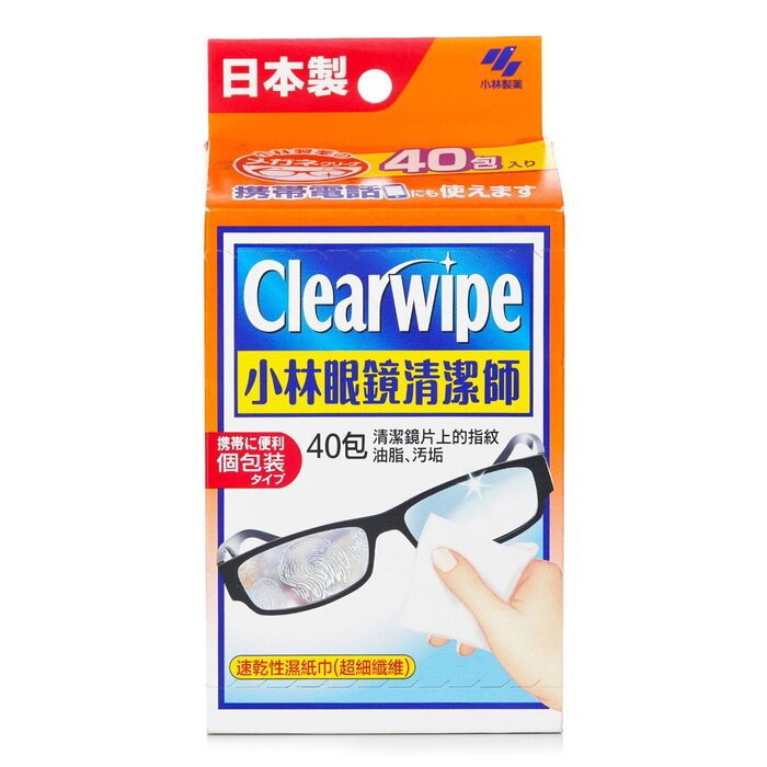 Kobayashi Clearwipe Lens Cleaning Wet Tissue - 40 packs 40pcs/boxProduct Thumbnail