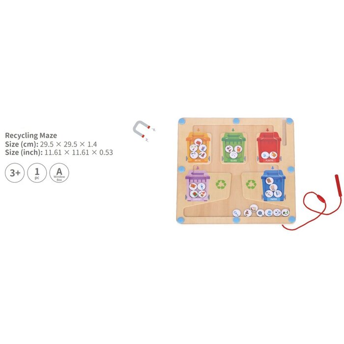 Tooky Toy Co 迷宮垃圾分類 30x30x2cmProduct Thumbnail