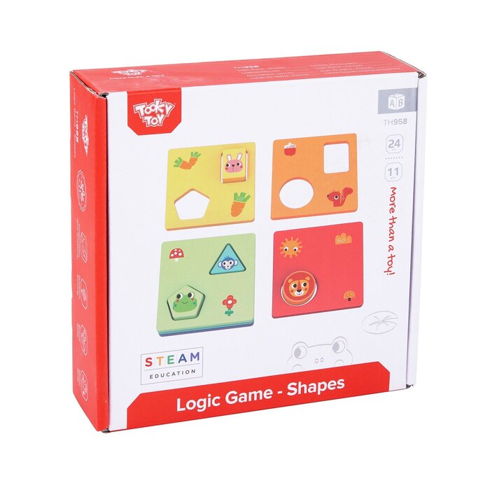 Tooky Toy Co Logic Game-Shapes 13x13x5cmProduct Thumbnail