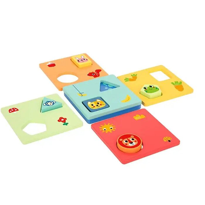 Tooky Toy Co Logic Game-Shapes 13x13x5cmProduct Thumbnail