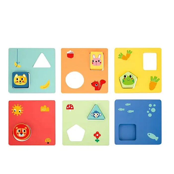 Tooky Toy Co Logic Game-Shapes 13x13x5cmProduct Thumbnail