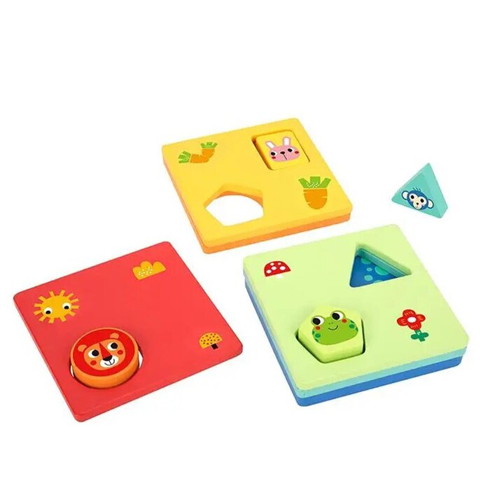 Tooky Toy Co Logic Game-Shapes 13x13x5cmProduct Thumbnail