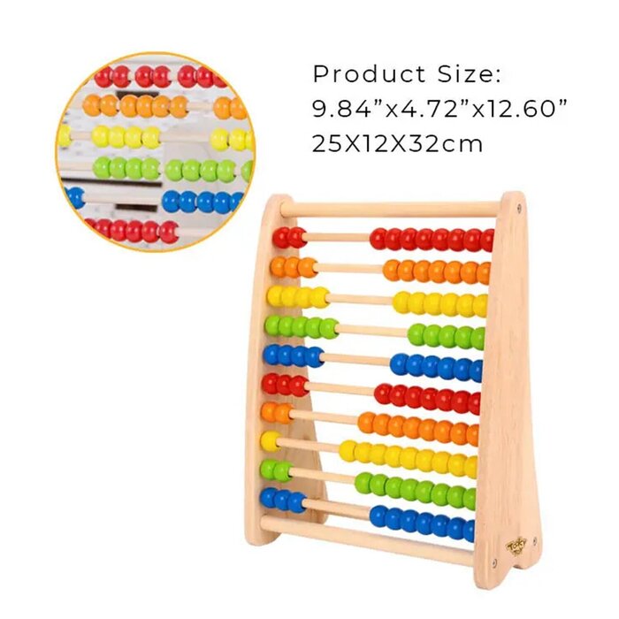 Tooky Toy Co Beads Abacus 25x12x32cmProduct Thumbnail