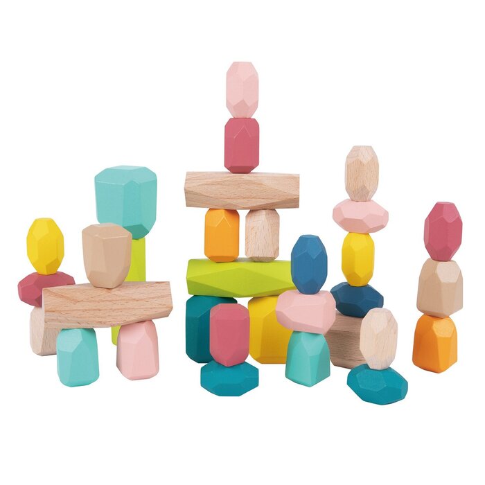 Tooky Toy Co 32個裝疊石遊戲 24x18x5cmProduct Thumbnail