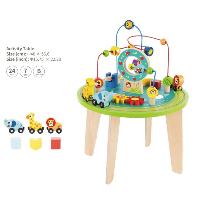 Tooky Toy Co Activity Table 40x40x57cmProduct Thumbnail