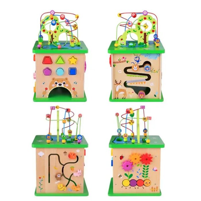Tooky Toy Co Play Cube Centre - Forest 34x34x59cmProduct Thumbnail