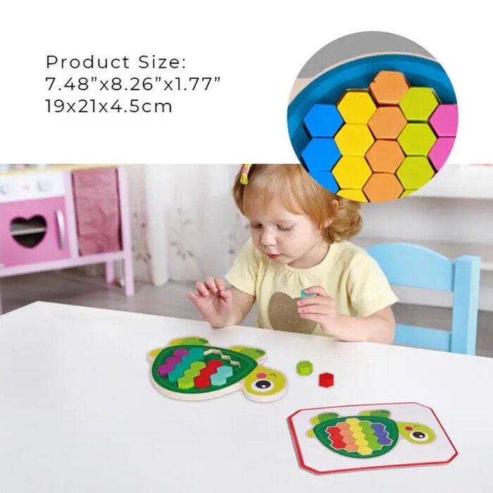 Tooky Toy Co Mosaic Puzzle 19x21x5cmProduct Thumbnail