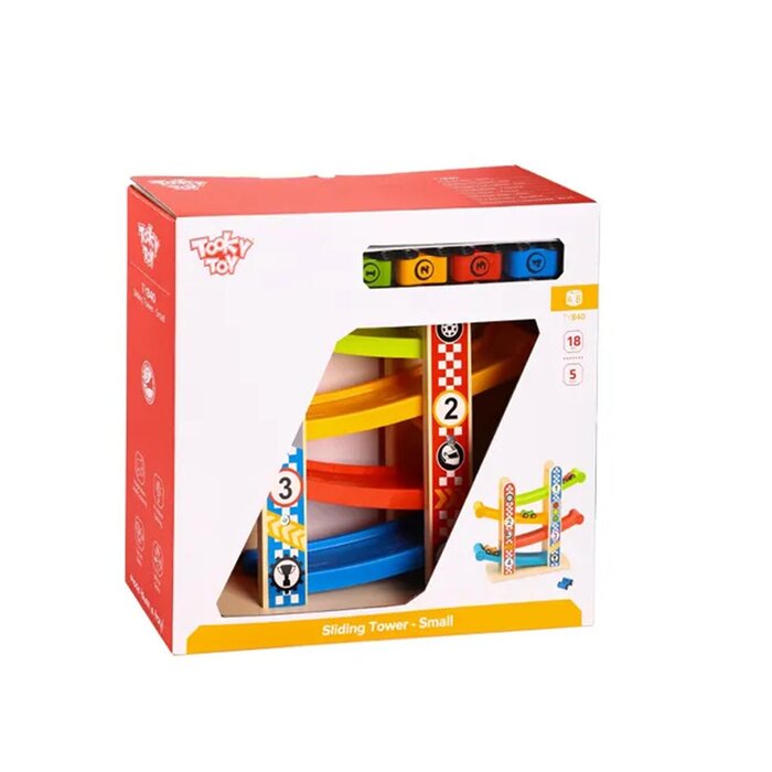 Tooky Toy Co Sliding Tower - Small 32x10x27cmProduct Thumbnail