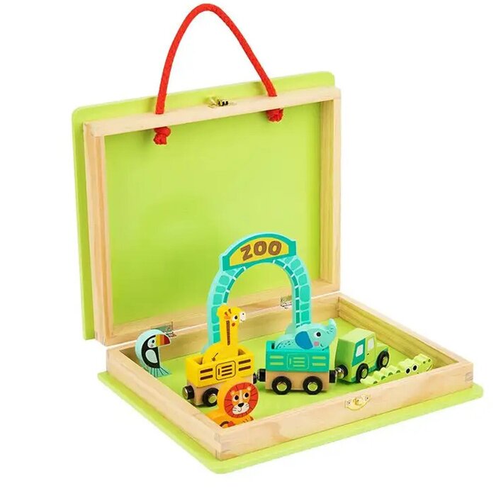 Tooky Toy Co 動物園軌道火車 30x24x6cmProduct Thumbnail