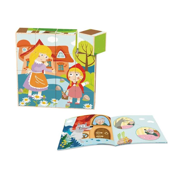 Tooky Toy Co 小紅帽六面畫 14x14x4cmProduct Thumbnail
